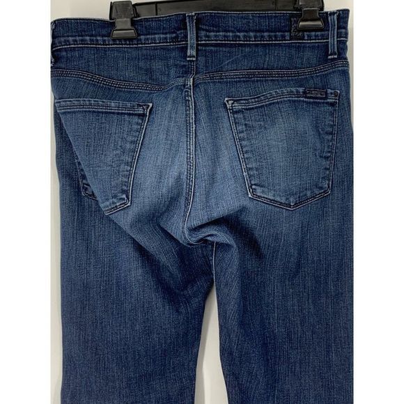 Mens 7 For All Mankind Jeans Rhigby Size 29 x 34 Tall Long Blue USA 3441 - Picture 5 of 10